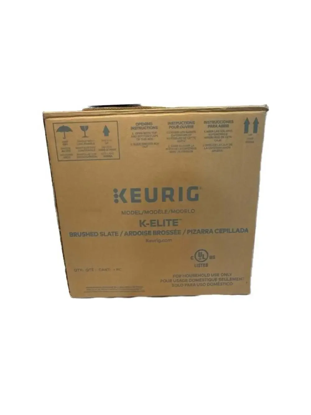 Keurig K-Elite Single Serve Coffee Maker, Brushed Slate